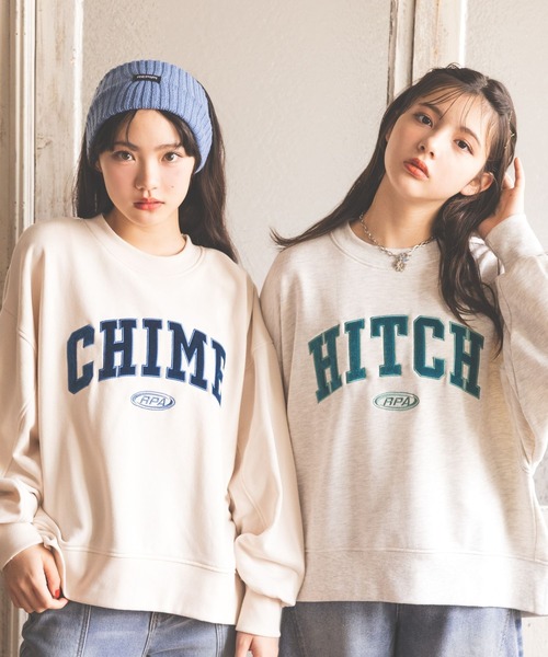 repipi armario(レピピ アルマリオ)の「ベロアワッペンスウェット(スウェット・キッズ・サックスブルー/アイボリー/イエロー/スミクロ/ブラウン/グレー/マスタード/ブルー/グレー系2/カーキ・LARGE/MEDIUM/SMALL)」の12枚目の写真