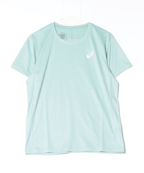 ASICS(アシックス)の「アシックス ASICS SILVER SS TOP(Tシャツ/カットソー・メンズ・グリーン・LL/S/M/L)」の1枚目の写真