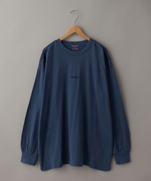 SMITH'S(スミス)の「SMITH’S(スミス)別注ピグメントロングスリーブTシャツ(Tシャツ/カットソー・レディース・ネイビー/オフホワイト/ダークグレー/ベージュ・M/L)」の4枚目の写真