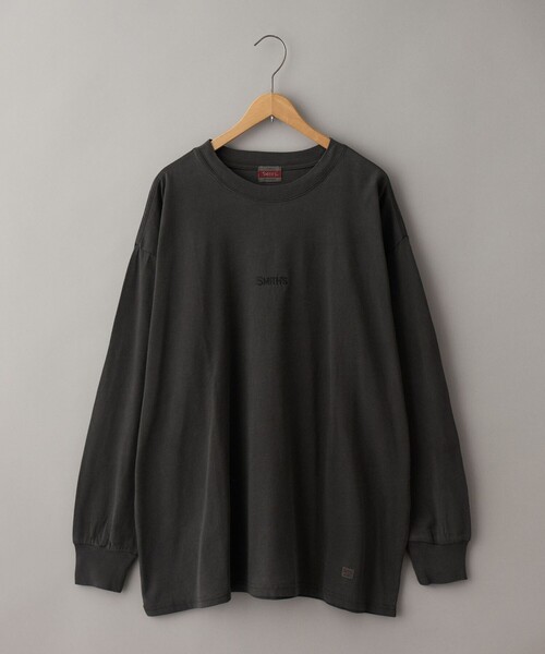 SMITH'S(スミス)の「SMITH’S(スミス)別注ピグメントロングスリーブTシャツ(Tシャツ/カットソー・レディース・ネイビー/オフホワイト/ダークグレー/ベージュ・M/L)」の1枚目の写真