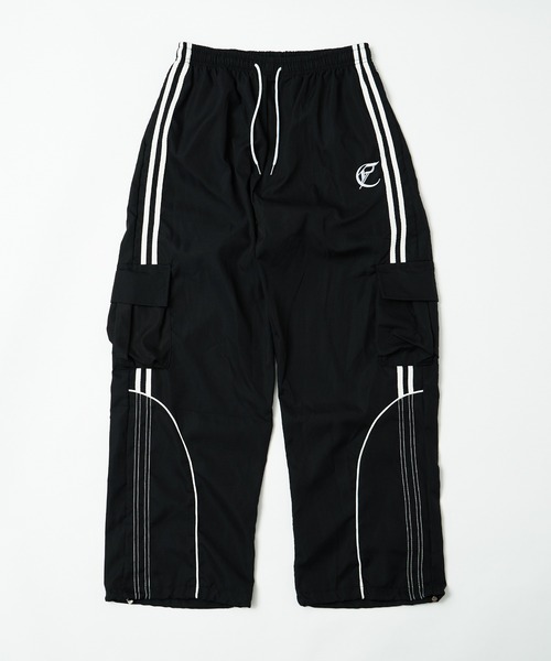 ALLuRing ChaRm(アリュリングチャーム)の「Side Line Cago Track Pants / サイドラインカーゴトラックパンツ(カーゴパンツ・レディース・ブラック・L/M)」の8枚目の写真