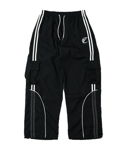 ALLuRing ChaRm(アリュリングチャーム)の「Side Line Cago Track Pants / サイドラインカーゴトラックパンツ(カーゴパンツ・レディース・ブラック・L/M)」の11枚目の写真