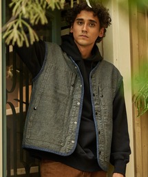 AOZORA | AOZORA/アオゾラ　刺し子デニムベスト(ベスト)