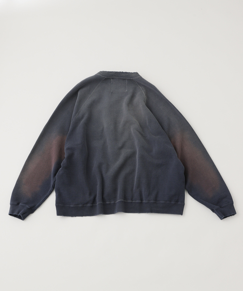 DAIRIKU（ダイリク）の「【DAIRIKU / ダイリク】Waterproof Sunburn Sweater（スウェット・メンズ・カーキ/ネイビー・MEDIUM）」の3枚目の写真