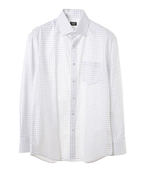 CROWDED CLOSET(クラウデッドクローゼット)の「コットングラフチェックストレッチシャツ(シャツ/ブラウス・メンズ・ブラック/ホワイト・02/03)」の3枚目の写真