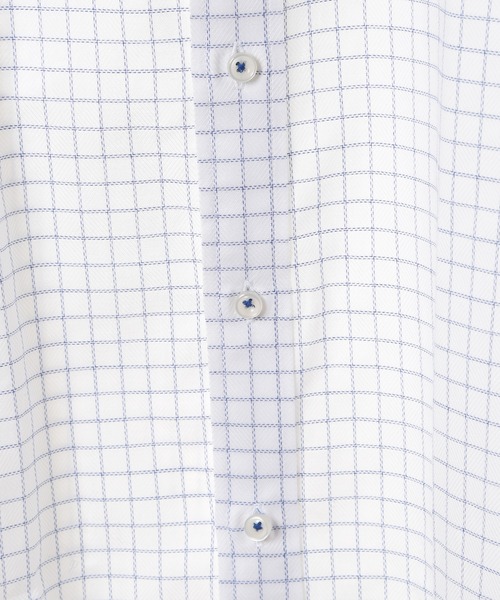 CROWDED CLOSET(クラウデッドクローゼット)の「コットングラフチェックストレッチシャツ(シャツ/ブラウス・メンズ・ブラック/ホワイト・02/03)」の12枚目の写真