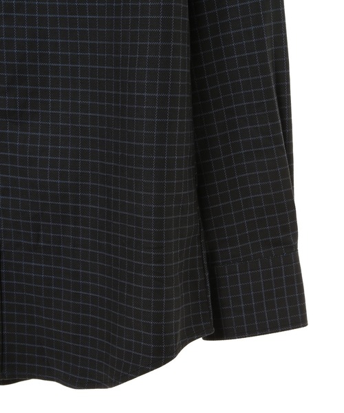 CROWDED CLOSET(クラウデッドクローゼット)の「コットングラフチェックストレッチシャツ(シャツ/ブラウス・メンズ・ブラック/ホワイト・02/03)」の14枚目の写真