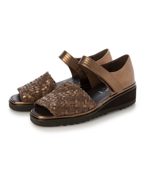 セール】アンクルストラップメッシュサンダル（サンダル）｜D'ICI