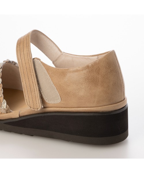 セール】アンクルストラップメッシュサンダル（サンダル）｜D'ICI