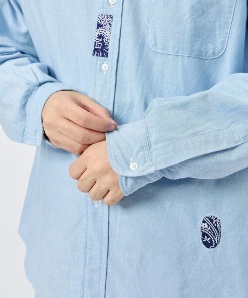 BOW WOW（バウワウ）の「【BOWWOW/バウワウ】60s OXFORD BD SHIRTS（シャツ/ブラウス・メンズ・ブルー・S/M）」の8枚目の写真