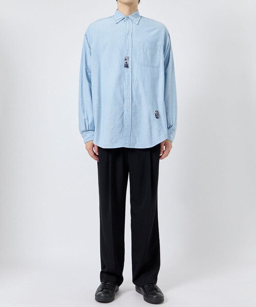 BOW WOW（バウワウ）の「【BOWWOW/バウワウ】60s OXFORD BD SHIRTS（シャツ/ブラウス・メンズ・ブルー・S/M）」の13枚目の写真