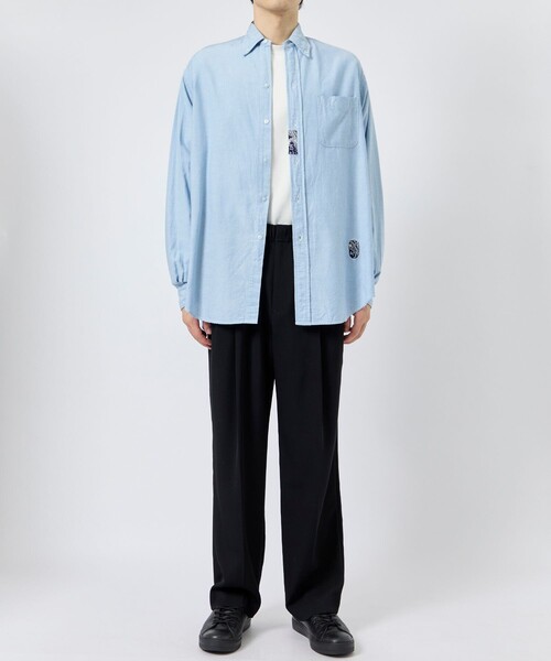 BOW WOW（バウワウ）の「【BOWWOW/バウワウ】60s OXFORD BD SHIRTS（シャツ/ブラウス・メンズ・ブルー・S/M）」の14枚目の写真