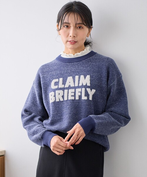 即完売 AImeIne エメイン ロゴニットスウェット 24AW 即完売 AImeIne エメイン ロゴニットスウェット 24AW 2025年最新