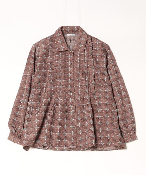 【sandy】プリントタックブラウス（シャツ/ブラウス）｜sandy（サンディー） 8,690円