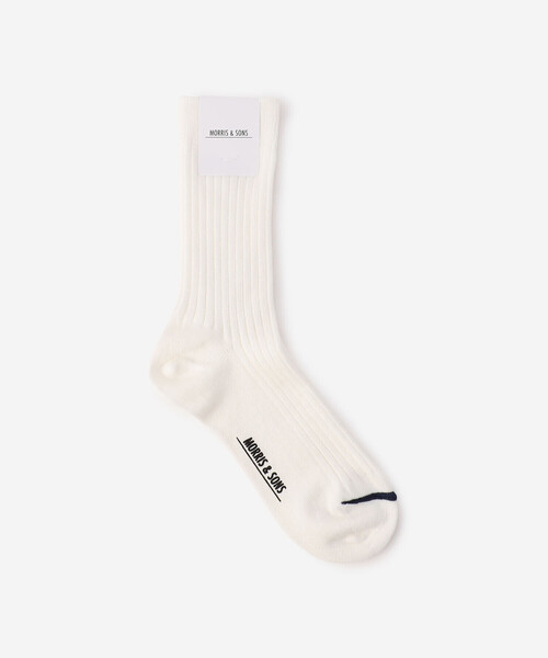 Morris & Sons(モリスアンドサンズ)の「MORRIS & SONS | ソフトリブソックス WOMEN(ソックス/靴下・レディース・オフホワイト/ピンク/ブルー/グレイッシュベージュ/イエロー・WOMENS)」の2枚目の写真