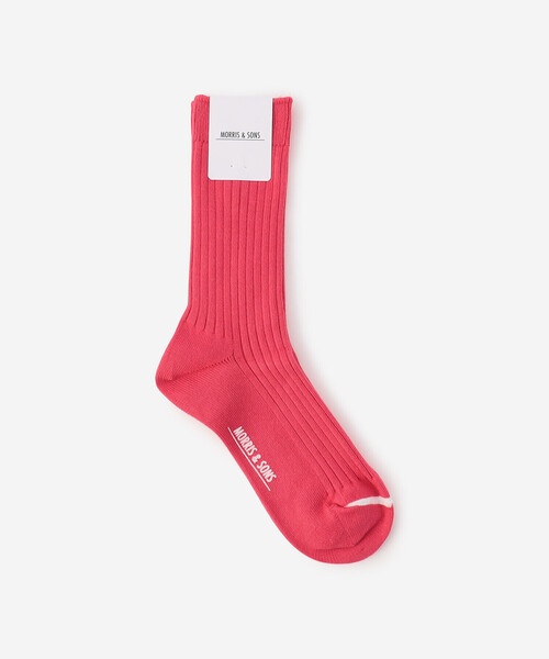 Morris & Sons(モリスアンドサンズ)の「MORRIS & SONS | ソフトリブソックス WOMEN(ソックス/靴下・レディース・オフホワイト/ピンク/ブルー/グレイッシュベージュ/イエロー・WOMENS)」の5枚目の写真