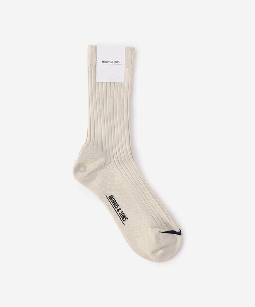 Morris & Sons(モリスアンドサンズ)の「MORRIS & SONS | ソフトリブソックス WOMEN(ソックス/靴下・レディース・オフホワイト/ピンク/ブルー/グレイッシュベージュ/イエロー・WOMENS)」の3枚目の写真