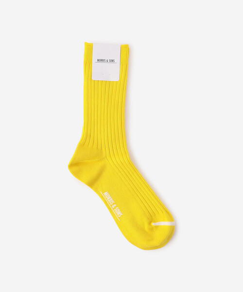Morris & Sons(モリスアンドサンズ)の「MORRIS & SONS | ソフトリブソックス WOMEN(ソックス/靴下・レディース・オフホワイト/ピンク/ブルー/グレイッシュベージュ/イエロー・WOMENS)」の4枚目の写真