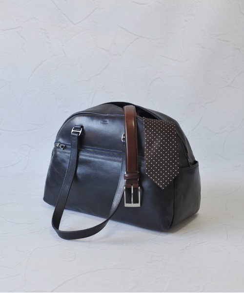 SEEKER（シーカー）の「【NOBLE】オイルレザー デイリーボストンバッグ SKB-NB02（ボストンバッグ・メンズ・ネイビー/ブラック/ワイン/キャメル/グリーン・FREE）」の13枚目の写真