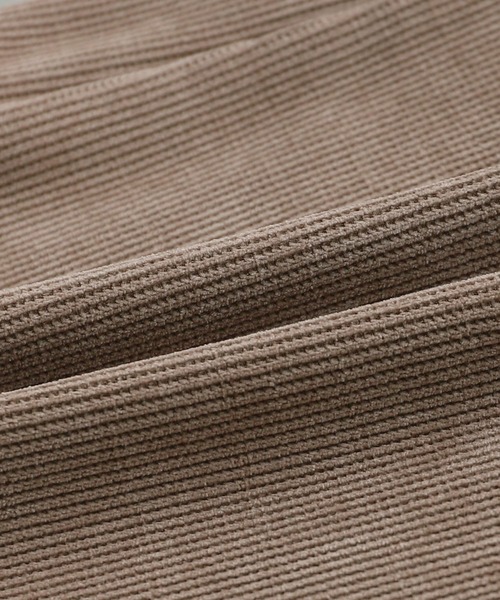 reca（レカ）の「コーデュロイ裏フリースイージーパンツ（その他パンツ・レディース・アイボリー/ブラック/モカ/ブラウン・M/L）」の6枚目の写真