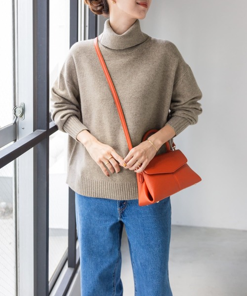 セール】ハミルトンウールタートルプルオーバー（ニット