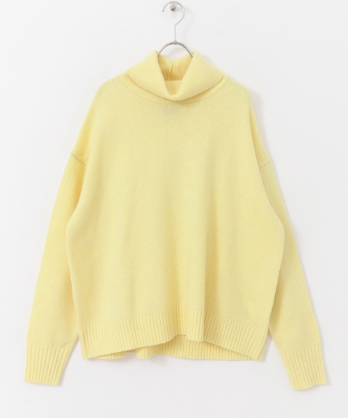 URBAN RESEARCH DOORS(アーバンリサーチドアーズ)の「ハミルトンウールタートルプルオーバー(ニット/セーター・レディース・イエロー/モカ/ブラック系その他・MEDIUM)」の12枚目の写真