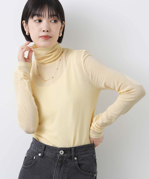 【セール】ウール混ハイネックカットソー（Tシャツ/カットソー）｜Gready Brilliant（グレディブリリアン）