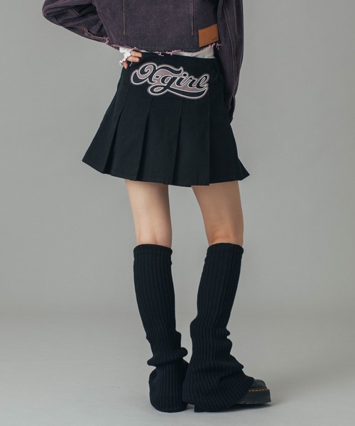 X-girl（エックスガール）の「2WAY LOOSE SOCKS（レッグウォーマー・レディース・ブラック/グレー・ONE SIZE）」の12枚目の写真