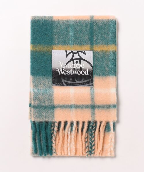 Vivienne Westwood（ヴィヴィアンウエストウッド）の「CHUNKY SCARF（マフラー・レディース・ブルー系その他/グリーン系その他/レッド系その他・FREE）」の2枚目の写真