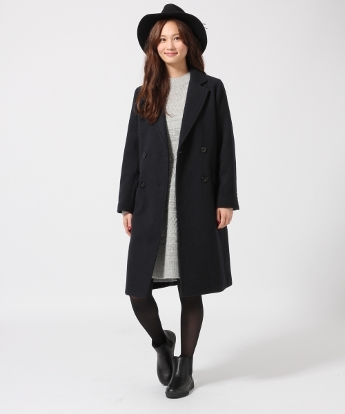 GLOBAL WORK（グローバルワーク）の「5ゲージラメジガラニットワンピース/568940（ワンピース・レディース・グレー/ホワイト/ネイビー・MEDIUM/LARGE）」の5枚目の写真