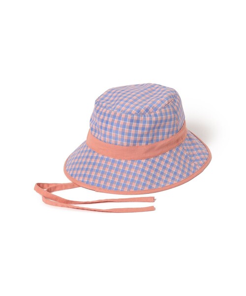 B:MING by BEAMS(ビーミングバイビームス)の「B:MING by BEAMS / チェック ハット 2025SS(ハット・キッズ・ネイビー/ピンク・ONE SIZE)」の7枚目の写真