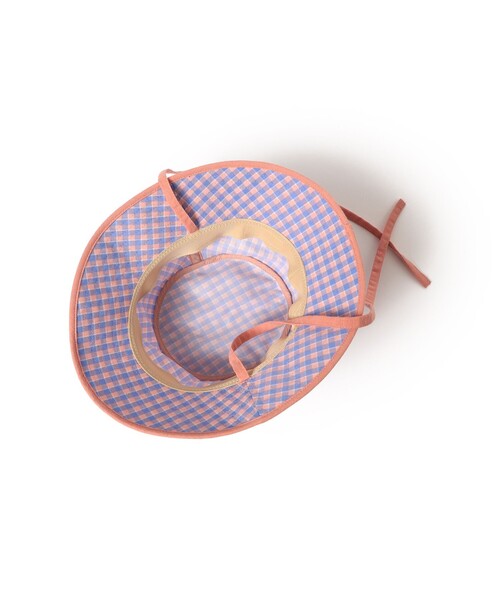 B:MING by BEAMS(ビーミングバイビームス)の「B:MING by BEAMS / チェック ハット 2025SS(ハット・キッズ・ネイビー/ピンク・ONE SIZE)」の9枚目の写真