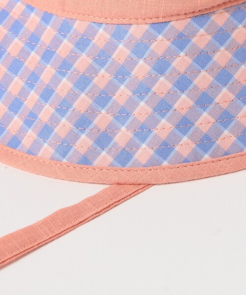 B:MING by BEAMS(ビーミングバイビームス)の「B:MING by BEAMS / チェック ハット 2025SS(ハット・キッズ・ネイビー/ピンク・ONE SIZE)」の15枚目の写真