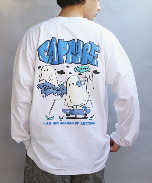 ８(eight)（エイト）の「グラフィック発砲プリントロンT（Tシャツ/カットソー・メンズ・ホワイト系その他/ホワイト系その他3/ブラック系その他/ブラック系その他2/ホワイト系その他2/ブラック系その他3・MEDIUM/LARGE）」の4枚目の写真