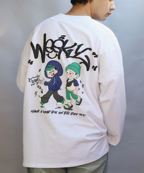 ８(eight)（エイト）の「グラフィック発砲プリントロンT（Tシャツ/カットソー・メンズ・ホワイト系その他/ホワイト系その他3/ブラック系その他/ブラック系その他2/ホワイト系その他2/ブラック系その他3・MEDIUM/LARGE）」の9枚目の写真