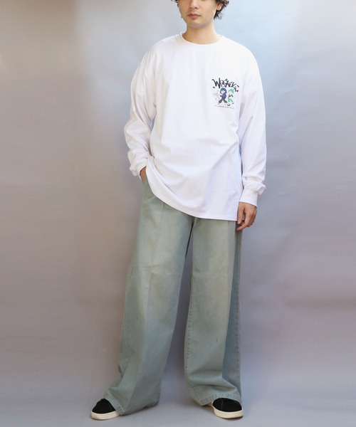 ８(eight)（エイト）の「グラフィック発砲プリントロンT（Tシャツ/カットソー・メンズ・ホワイト系その他/ホワイト系その他3/ブラック系その他/ブラック系その他2/ホワイト系その他2/ブラック系その他3・MEDIUM/LARGE）」の12枚目の写真