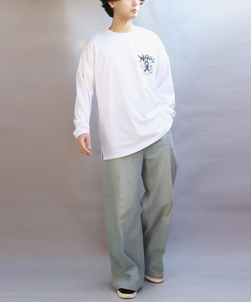 ８(eight)（エイト）の「グラフィック発砲プリントロンT（Tシャツ/カットソー・メンズ・ホワイト系その他/ホワイト系その他3/ブラック系その他/ブラック系その他2/ホワイト系その他2/ブラック系その他3・MEDIUM/LARGE）」の14枚目の写真