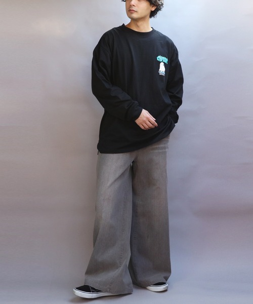 ８(eight)（エイト）の「グラフィック発砲プリントロンT（Tシャツ/カットソー・メンズ・ホワイト系その他/ホワイト系その他3/ブラック系その他/ブラック系その他2/ホワイト系その他2/ブラック系その他3・MEDIUM/LARGE）」の22枚目の写真