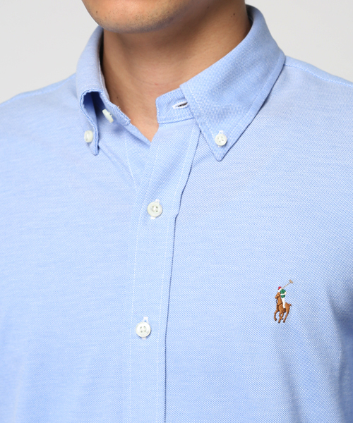 POLO RALPH LAUREN（ポロ ラルフ ローレン）の「スリムフィット コットン オックスフォード シャツ（シャツ/ブラウス・メンズ・ホワイト/ブルー・XX-LARGE/X-LARGE/MEDIUM/LARGE/SMALL/X-SMALL）」の7枚目の写真