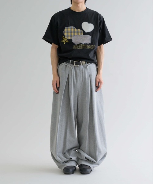EPNK】Vertical tuck sweat pants / バーティカルタックスウェット 