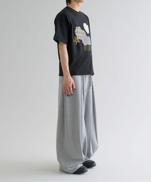 EPNK】Vertical tuck sweat pants / バーティカルタックスウェット 