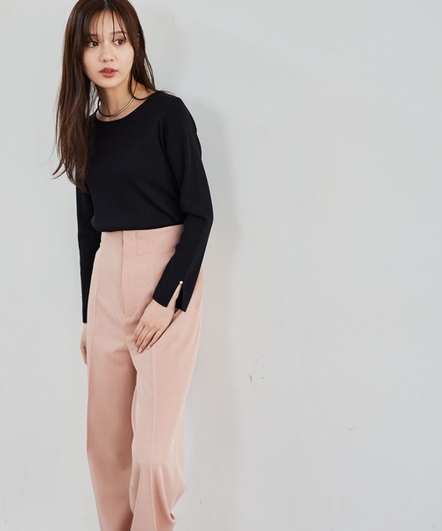 スデスリットパールボートネックニット291777（ニット/セーター）｜Andemiu（アンデミュウ）