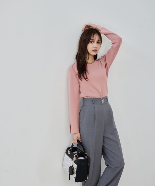 スデスリットパールボートネックニット291777（ニット/セーター）｜Andemiu（アンデミュウ）