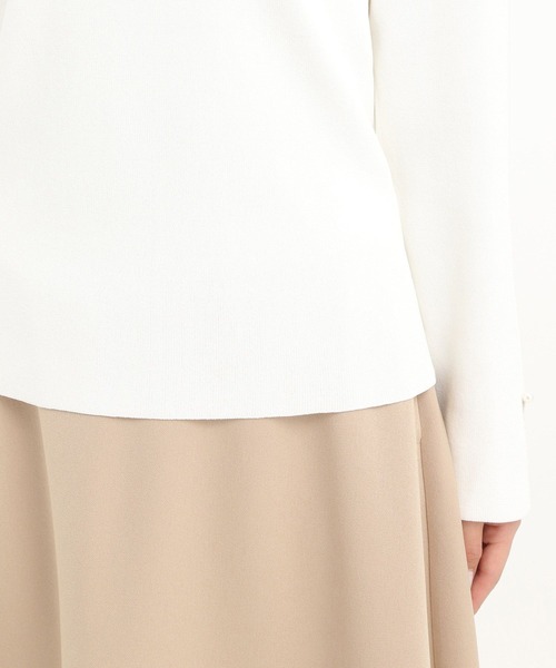 スデスリットパールボートネックニット291777（ニット/セーター）｜Andemiu（アンデミュウ）