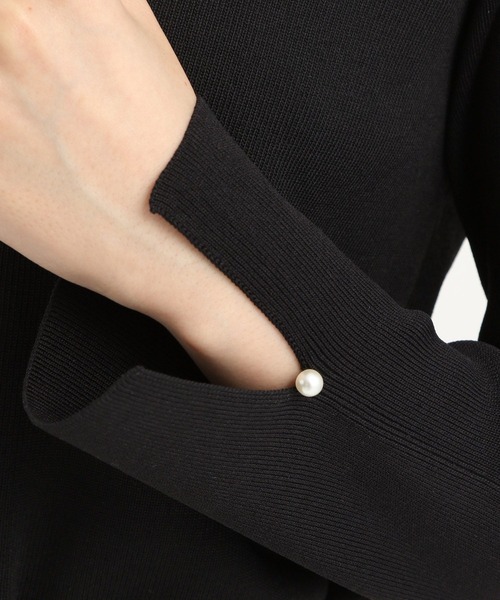 スデスリットパールボートネックニット291777（ニット/セーター）｜Andemiu（アンデミュウ）