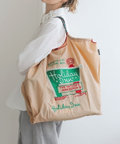 DONOBAN（ドノバン）の「ビッグマルシェバッグ（ハンドバッグ・レディース・ネイビー/ホワイト/カーキ/ブルー/ベージュ系その他/ネイビー系1/ブルー系その他2/ブルー系その他3/ブルー系その他/ベージュ/カーキ系1・L）」の2枚目の写真