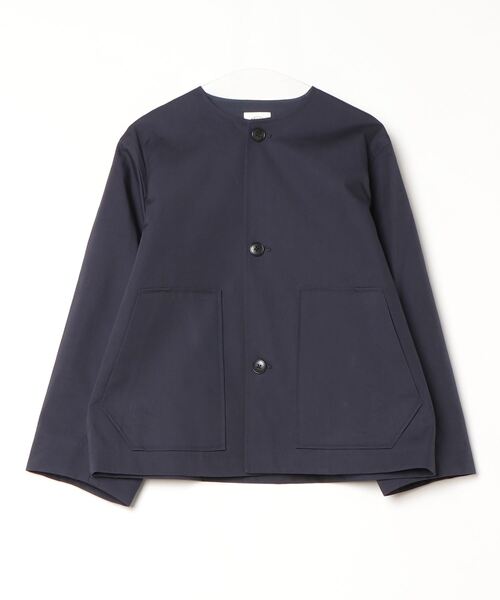 セール】ORCIVAL/オーシバル カラーレスジャケット COLLARLESS