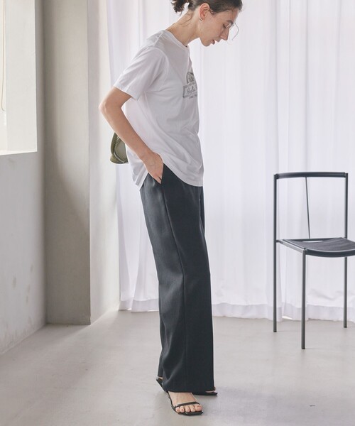 BEAUTY&YOUTH UNITED ARROWS（ビューティーアンドユースユナイテッドアローズ）の「ポリエステルブレンド ドロースト イージーパンツ（その他パンツ・レディース・ダークグレー/ナチュラル/ダークブラウン/ブラック・L/M/S/XS）」の8枚目の写真