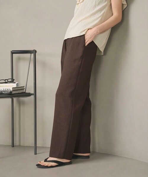 BEAUTY&YOUTH UNITED ARROWS（ビューティーアンドユースユナイテッドアローズ）の「ポリエステルブレンド ドロースト イージーパンツ（その他パンツ・レディース・ダークグレー/ナチュラル/ダークブラウン/ブラック・L/M/S/XS）」の22枚目の写真