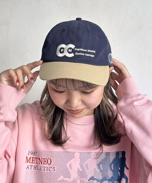 CPCM（シーピーシーエム）の「CPCMロゴキャップ（キャップ・レディース・ネイビー/グリーン/バーガンディー・FREE）」の2枚目の写真